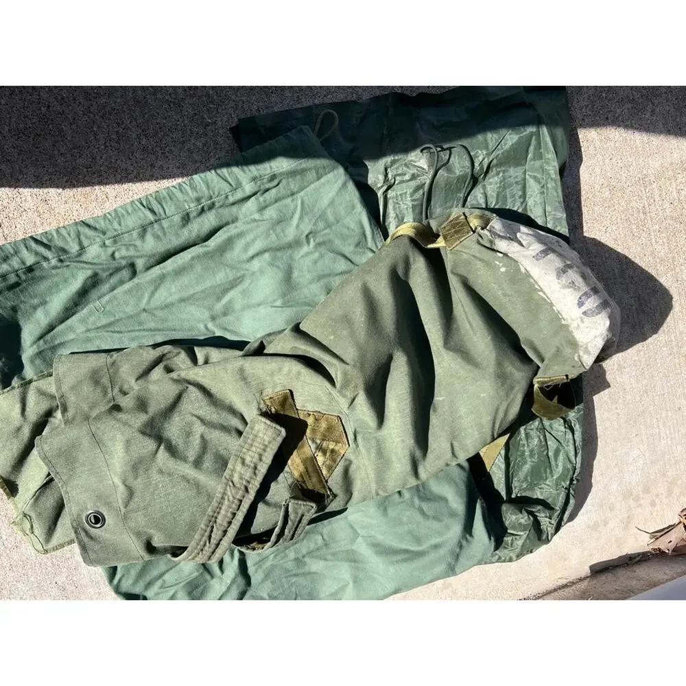US Military Duffle Bag Lot – Duffle + Laundry Bag + Dry Bag – Army Surplus